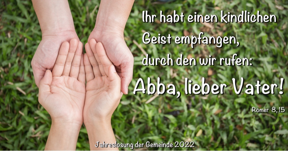 Jahreslosung 2022 der Gemeinde