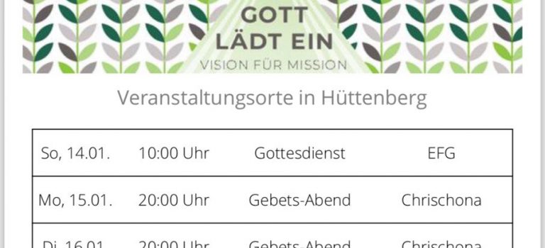 Gottesdienst – 14.01.2024