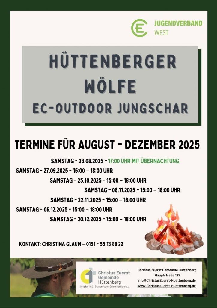 Infoflyer EC-Outdoor Jungschar Hüttenberg 2025 08-12